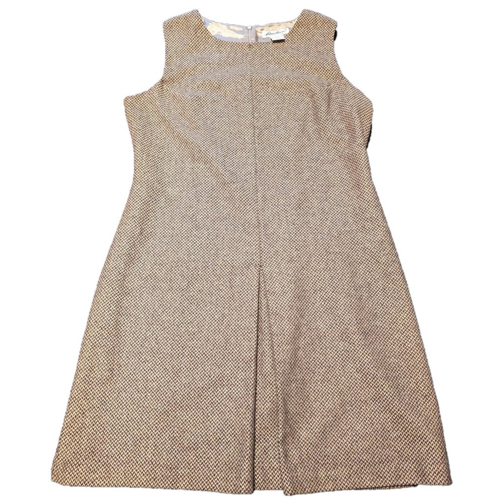 SOLD - Eddie Bauer Wool Blend Jumper / Pinafore Dress - Size L - EUC
